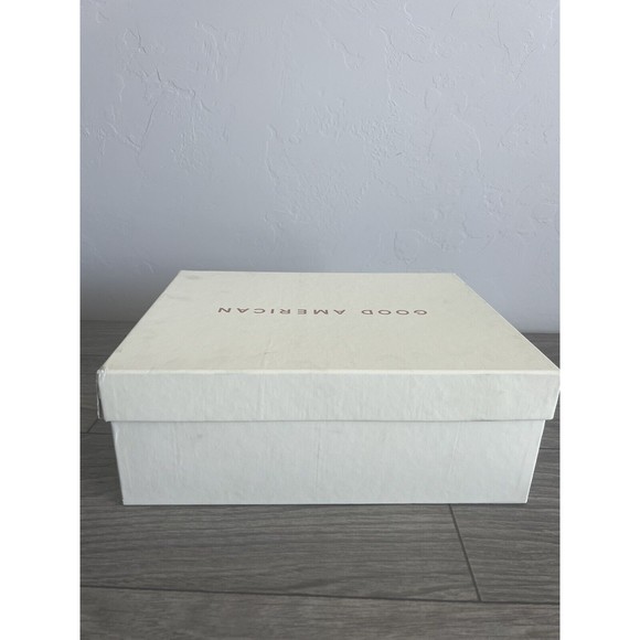 Good American Jeweled Emma Light‎ Smoke Stiletto Heel Size 12 NIB - Picture 12 of 13